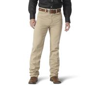 Wrangler Men's Cowboy Cut Slim Fit Jean Jeans, Prewashed Tan, 33W / 34L