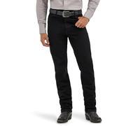 Wrangler Men's Cowboy Cut Slim Fit Jean Jeans, Shadow Black, 34W / 30L