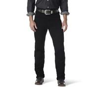 Wrangler Men's Cowboy Cut Slim Fit Jean Jeans, Shadow Black, 34W / 36L