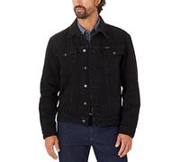 Wrangler Men's Cowboy Cut Western Unlined Denim Jacket, Shadow Black, M
