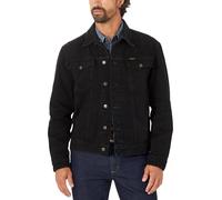 Wrangler Men's Cowboy Cut Western Unlined Denim Jacket, Shadow Black, XXL