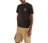 Wrangler Men's Embroidery Tee T-Shirt, Dark Beige, L