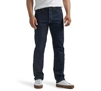 Wrangler Men's Free-to-Stretch Regular Fit Jean, Rinse Denim, 32W x 34L