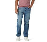 Wrangler Men's Free-to-Stretch Regular Fit Jean Steel Blue 34W x 32L
