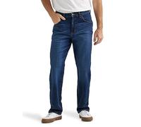 Wrangler Men's Free-to-Stretch Relaxed Fit Jean, Dark Indigo, 33W x 32L