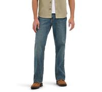 Wrangler Men's Free-to-Stretch Relaxed Fit Jean, Grey Tint, 38W x 29L
