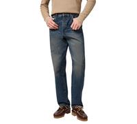 Wrangler Men's Frontier Jeans Relaxed Straight Fit Straight Leg, Sunlight Indigo, 29 W/32 L