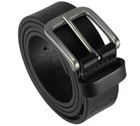 Wrangler Mens Full Grain Genuine Boot Leather 35 Mm Casual Belt For Jeans, Black, 32 (waist 29-30)