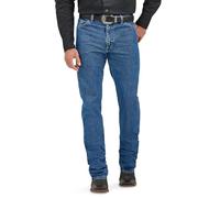 Wrangler Men's George Strait Cowboy Cut Original Fit Jean, Heavyweight Stone Denim, 33W x 32L