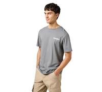 Wrangler Men's Graphic Tee T-Shirt, Grey (Pewter), L