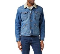 Wrangler Men's Icons Sherpa Jeansjacke, Blue (3 Years 10k), Medium
