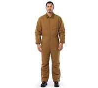 Wrangler Men's Insulated Coverall Work Utility, Duck Brown, M
