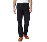 WRANGLER - Mens Jeans - Authentic Straight Fit - Texas - Black Overdye