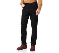 Wrangler Mens Red Kabel Regular Jeans, Black Rinse, 38W / 30L UK