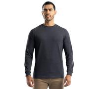 Wrangler Men's Jersey Knit Long Sleeve T-Shirt, Night Sky Heather, Large