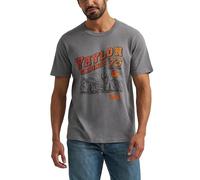 Wrangler Mens Jukebox Favorites Graphic Tees, Waylon Jennings Graphite, Medium