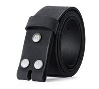 Wrangler Men's Leather Belt without Buckle, 38mm Casual Wait Belt Strap for Jeans, Gift for Men, Black, 34 (waist 31-32)