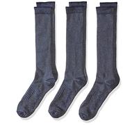Wrangler Men's Lightweight Ultra-Dri Boot Socks 3 Pair Pack, Navy, Large