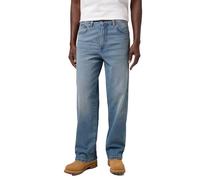 Wrangler Men's Loose Straight Jeans Oversized Fit Loose Leg, Authentic Medium, 33 W/32 L