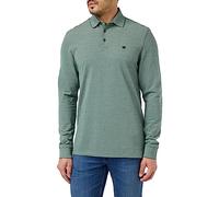Wrangler Men's LS Refined Polo Shirt, Black, M