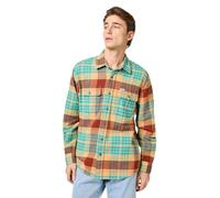 Wrangler Men's Ls Utility Shirt, Latigo Bay, M