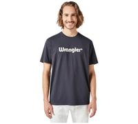 Wrangler Men's Logo tee T-Shirt, Black, XXXX-Large