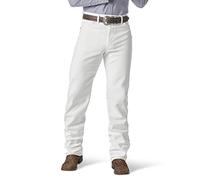 Wrangler Men's Original Fit Jean Jeans, White, 40W / 30L