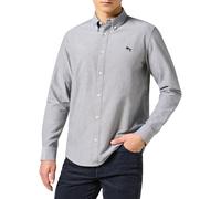 Wrangler Men's Oxford Shirt, Gray, XL