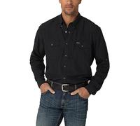 Wrangler Men's Performance Classic Fit Snap Shirt, Stretch Limo, Medium