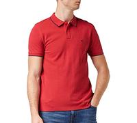 Wrangler Men's Pique Polo T-Shirt, Red, 4XL