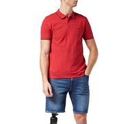 Wrangler Men's Pique Polo T-Shirt, Red (Red X), S