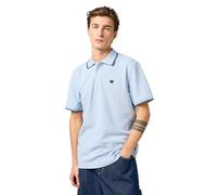 Wrangler Men's Polo Shirt, Niagara Mist, M