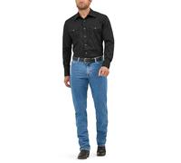 Wrangler Men's Premium Performance Cowboy Cut Regular Fit Jean, Stonewash, 30W x 34L