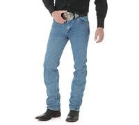 Wrangler Men's Premium Performance Cowboy Cut Slim Fit Jean, Stonewashed, 38W / 34L