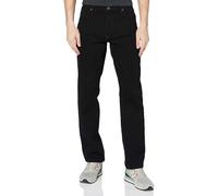 Wrangler Men's RED Kabel Straight Jeans, Black Rinse, 30/32