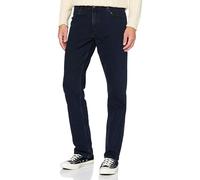 Wrangler Mens Red Kabel Straight Jeans, Blue Black, 32W / 30L UK