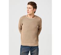 Wrangler - Mens Regular Fit Crewneck Sweatshirt Pullover - TIMBERWOLF