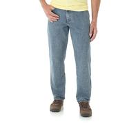 Wrangler Men's Relaxed Fit Jean, Grey Indigo, 56W / 32L