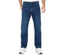 Wrangler - Mens Relaxed Straight Fit Stretch Jeans - Frontier