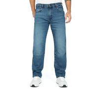 Wrangler - Mens Relaxed Straight Fit Stretch Jeans - Frontier