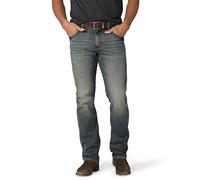 Wrangler Men's Retro Slim Fit Straight Leg Jean, Dark Knight Stretch, 30W x 34L