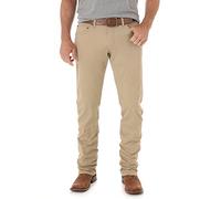 Wrangler Men's Retro Slim Straight Leg Jean, Fawn, 38W x 34L