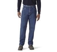 Wrangler Men's Riggs Workwear Flame Resistant Carpenter Jean Work Utility Pants, Denim, 38W x 32L