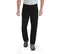 Wrangler Mens Riggs Workwear FrRelaxedFitJeans, Overdyed Black, 44W x 34L
