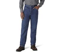 Wrangler Men's Riggs Workwear Relaxed Fit Jean, Medium Fade, 33x30