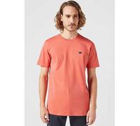 Wrangler Mens Round Neck T-Shirt Orange
