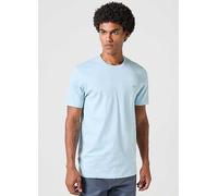 Wrangler Mens Round Neck T-Shirt Sky Blue