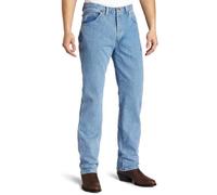 Wrangler Men's Rugged Wear Classic Fit Jean, Rough Wash Indigo Denim, 34x30