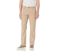 Wrangler Men's Rugged Wear Relaxed Fit Straight Leg Canvas Pant, Golden Khaki Canvas, 32W x 34L
