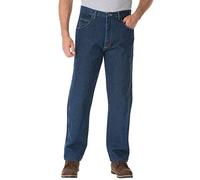 Wrangler Men's Rugged Wear Relaxed Jeans, Antique Navy Denim, 36W / 36L